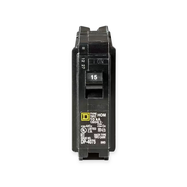 Homeline 15 Amp Single-Pole Circuit Breaker(HOM115CP)