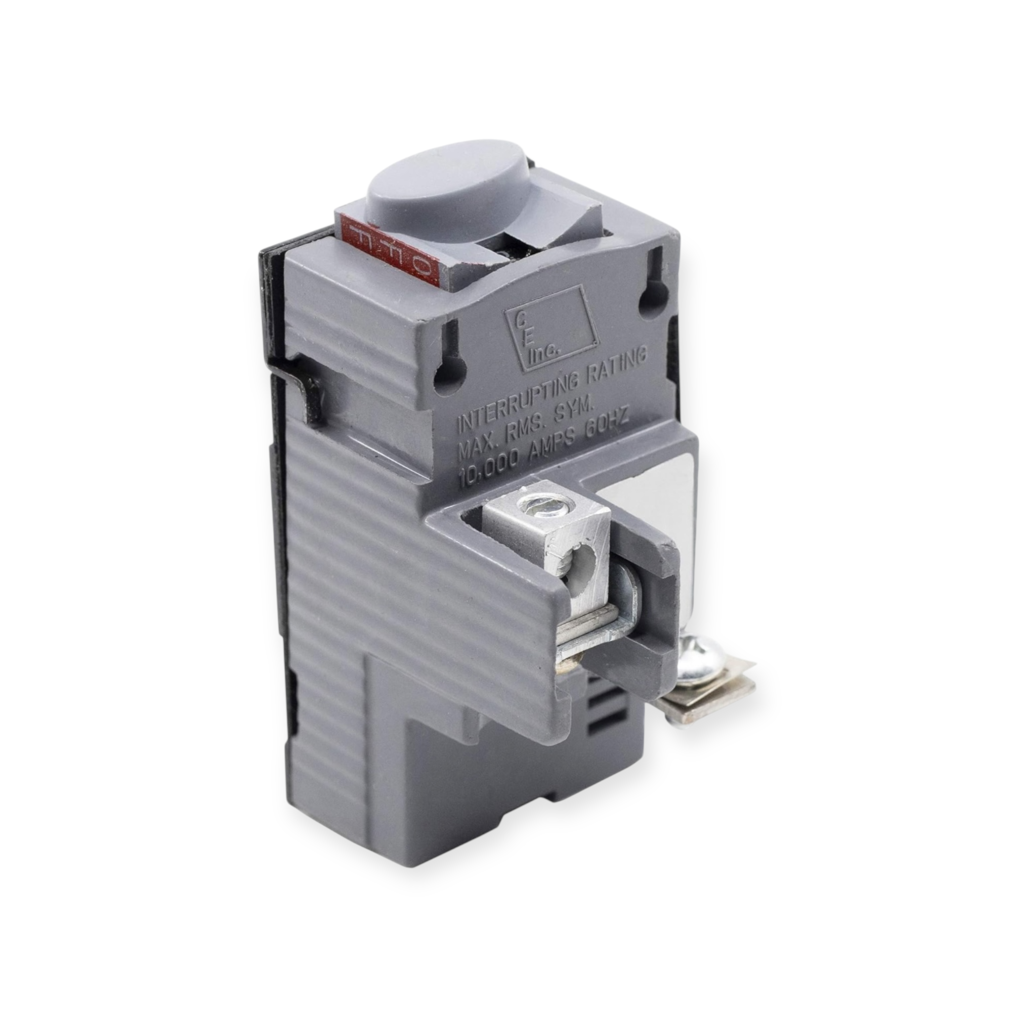 Connecticut Electric UBIP120-Used Pushmatic P120 Replacement. One Pole 20 Amp Circuit Breaker, Gray